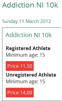 Addiction NI 10K Run, Belfast